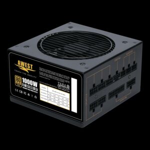 پاور AWEST 1000W Gold – نهایت قدرت و پایداری برای سیستم‌های حرفه‌ای!