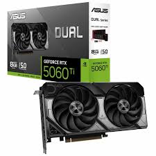 کارت گرافیک ایسوس RTX 5060 Ti OC Dual حافظه 8 گیگابایت