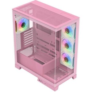کیس GT AQ16 MP ARGB Mid Tower صورتی