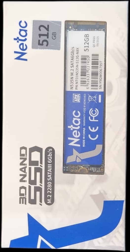 ssd 512 netak m.2