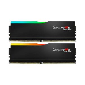 رم دسکتاپ DDR5 دو کاناله 6000 مگاهرتز CL36 جی اسکیل مدل Ripjaws M5 Neo RGB ظرفیت 16 گیگابایت